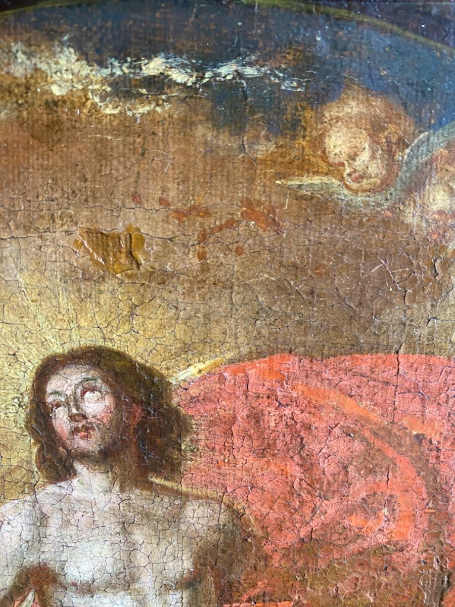 16th/17th century oil painting on canvas The Resurrection of Christ Flemish School 