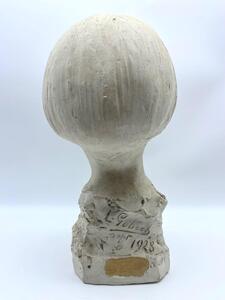 Rare antique plaster Art Deco bust by Léon Gobert 