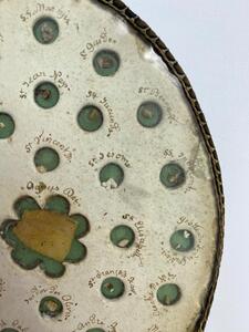 Double sided antique reliquary holder 60 relics 