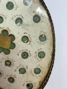 Double sided antique reliquary holder 60 relics 