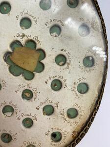 Double sided antique reliquary holder 60 relics 