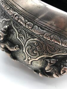 Burmese antique silver bowl 
