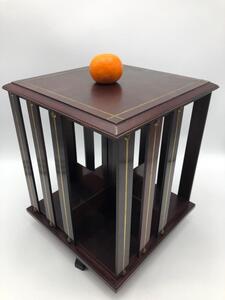 Small revolving table bookcase 