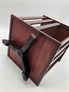 Small revolving table bookcase 