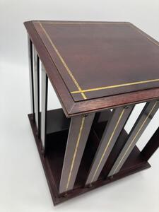 Small revolving table bookcase 