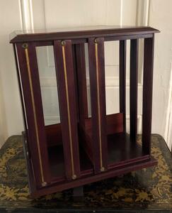 Small revolving table bookcase 