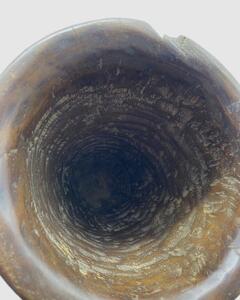 Rare DRC drinking horn from the Luba people. 