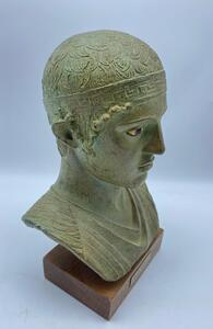 Highly decorative bust of Heniokhos Antiquity 