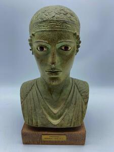 Highly decorative bust of Heniokhos Antiquity 