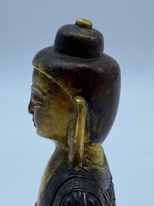 Antique Nepalese gilt bronze Buddha Amitabha 
