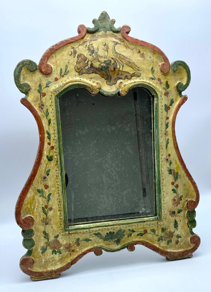 Antique 18th/19th century Rococo Italian Venetian dressing table mirror 