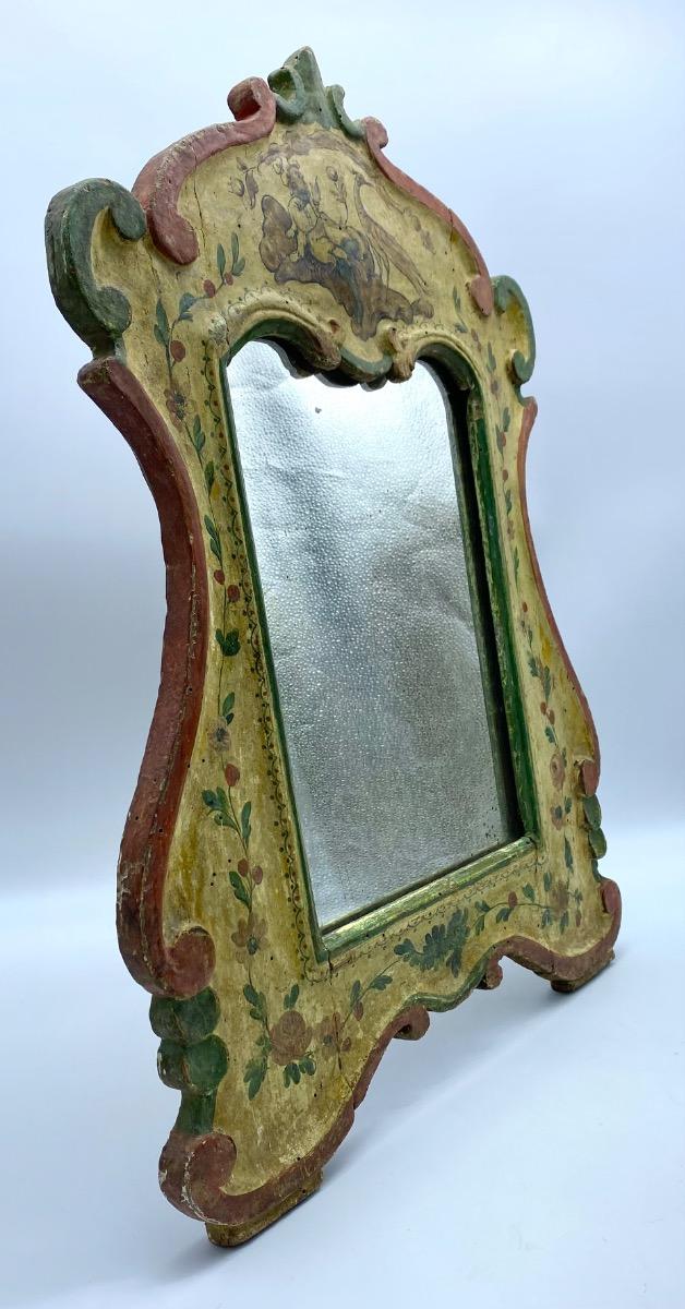Antique 18th/19th century Rococo Italian Venetian dressing table mirror 