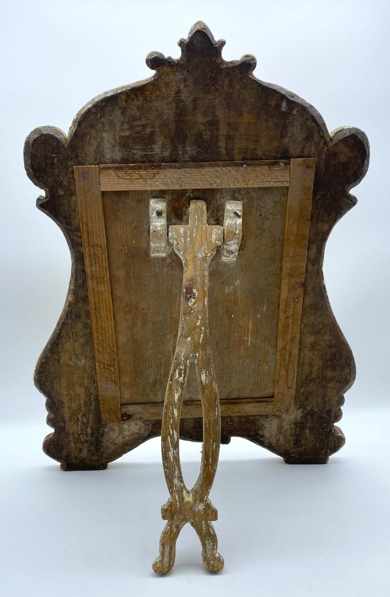 Antique 18th/19th century Rococo Italian Venetian dressing table mirror 