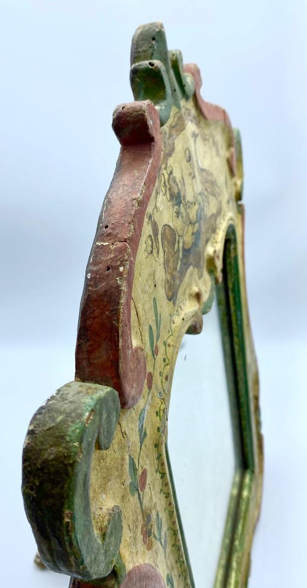 Antique 18th/19th century Rococo Italian Venetian dressing table mirror 