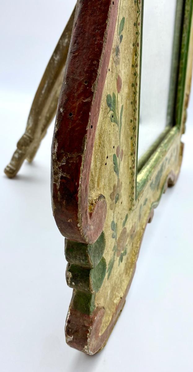 Antique 18th/19th century Rococo Italian Venetian dressing table mirror 