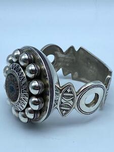 Rare large silver Tuareg ethnic bracelet 