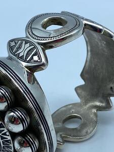 Rare large silver Tuareg ethnic bracelet 