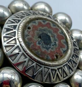 Rare large silver Tuareg ethnic bracelet 