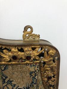 Antique embroidered bejeweled bag 