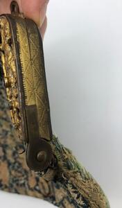 Antique embroidered bejeweled bag 