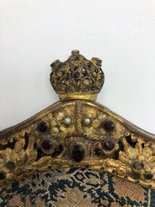 Antique embroidered bejeweled bag 