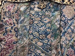 Antique embroidered bejeweled bag 