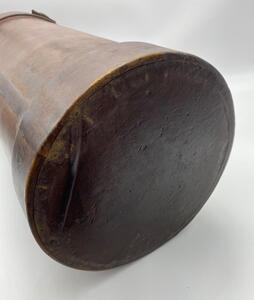 Antique English leather fire bucket 