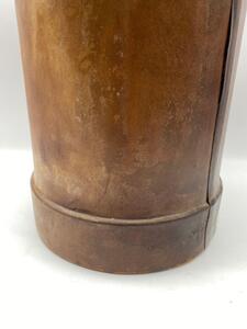 Antique English leather fire bucket 