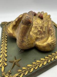 Antique carved giltwood dove The Holy Spirit 