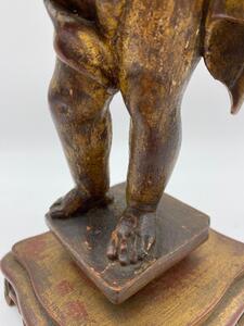 18th century giltwood carved angel 