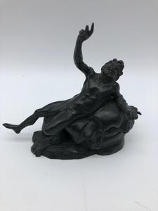 XIX Grand Tour patinated bronze of the drunken Satyr or Faun 