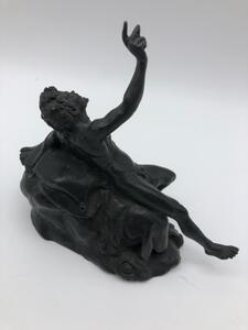 XIX Grand Tour patinated bronze of the drunken Satyr or Faun 