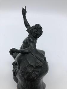 XIX Grand Tour patinated bronze of the drunken Satyr or Faun 