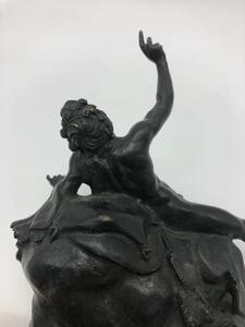 XIX Grand Tour patinated bronze of the drunken Satyr or Faun 