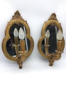 XVIII Louis XVI pair of wood gilded appliqués 