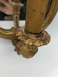 XVIII Louis XVI pair of wood gilded appliqués 