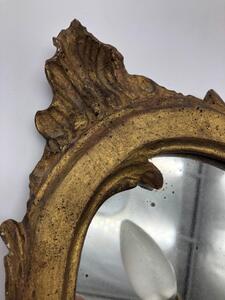 XVIII Louis XVI pair of wood gilded appliqués 