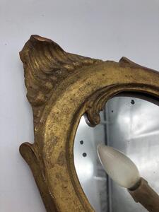XVIII Louis XVI pair of wood gilded appliqués 