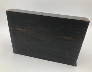 Second Empire leather Fleurs de Lys letterbox