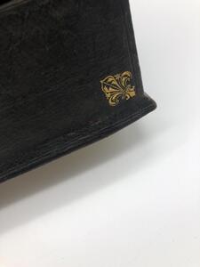 Second Empire leather Fleurs de Lys letterbox