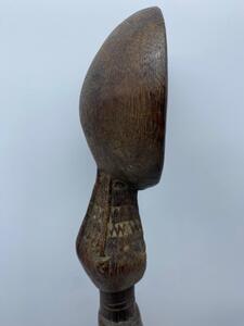 Rare antique Nigerian wooden spoon from the Izzi people