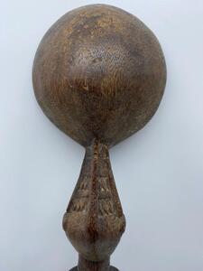 Rare antique Nigerian wooden spoon from the Izzi people