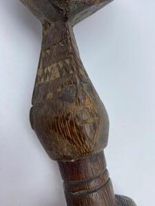 Rare antique Nigerian wooden spoon from the Izzi people