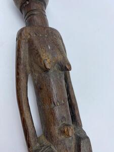 Rare antique Nigerian wooden spoon from the Izzi people