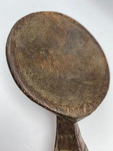 Rare antique Nigerian wooden spoon from the Izzi people