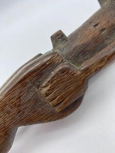 Rare antique Nigerian wooden spoon from the Izzi people