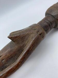 Rare antique Nigerian wooden spoon from the Izzi people
