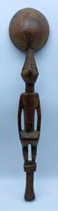 Rare antique Nigerian wooden spoon from the Izzi people
