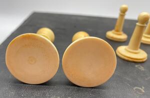 Antique 19th century Staunton chess set 