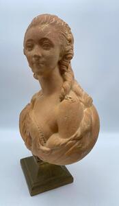 Antique terracotta bust of Madame du Barry 